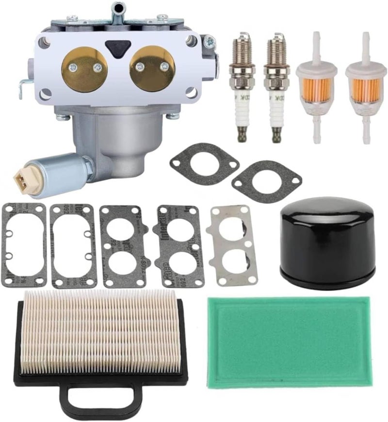 Butom 791230 Carburetor Kit for Brigg-s and Stratton 20-25Hp V-Twin Engine 699709 499804 407777 405777 406777 John Deere MIA10632 LA120 LA130 LA135 Lawn Tracto - Image 1
